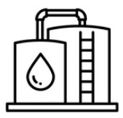 Illustration d'un réservoir de pétrole